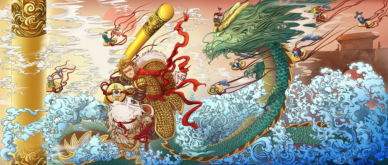 海报项目（已商用）（图ZMzIwNDE0NjE2） - 商业插画 - 站酷设计师武竹原创素材 - 站酷ZCOOL