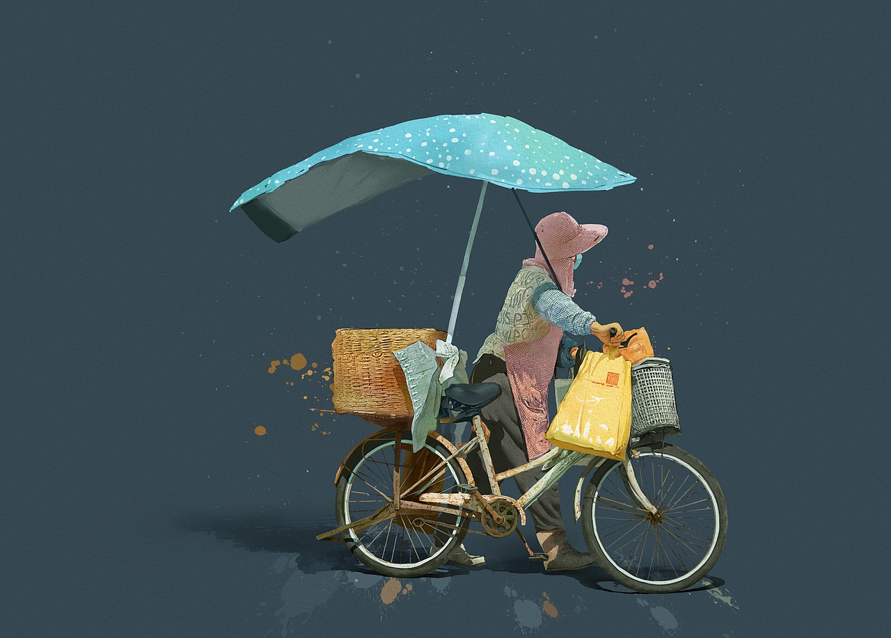 2023年水彩人物插画