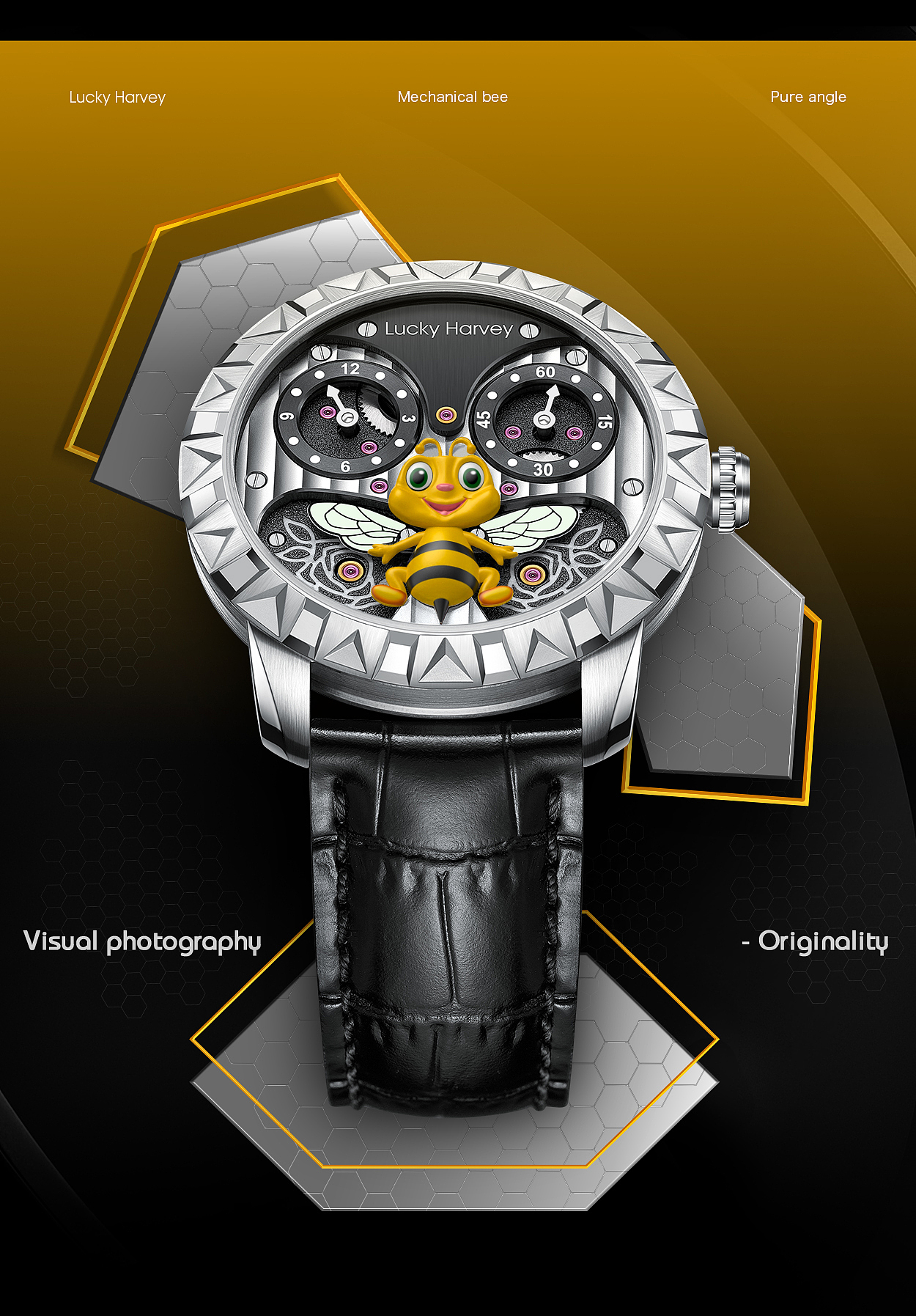 真乐时-蜜蜂机械腕表 | 项目案例