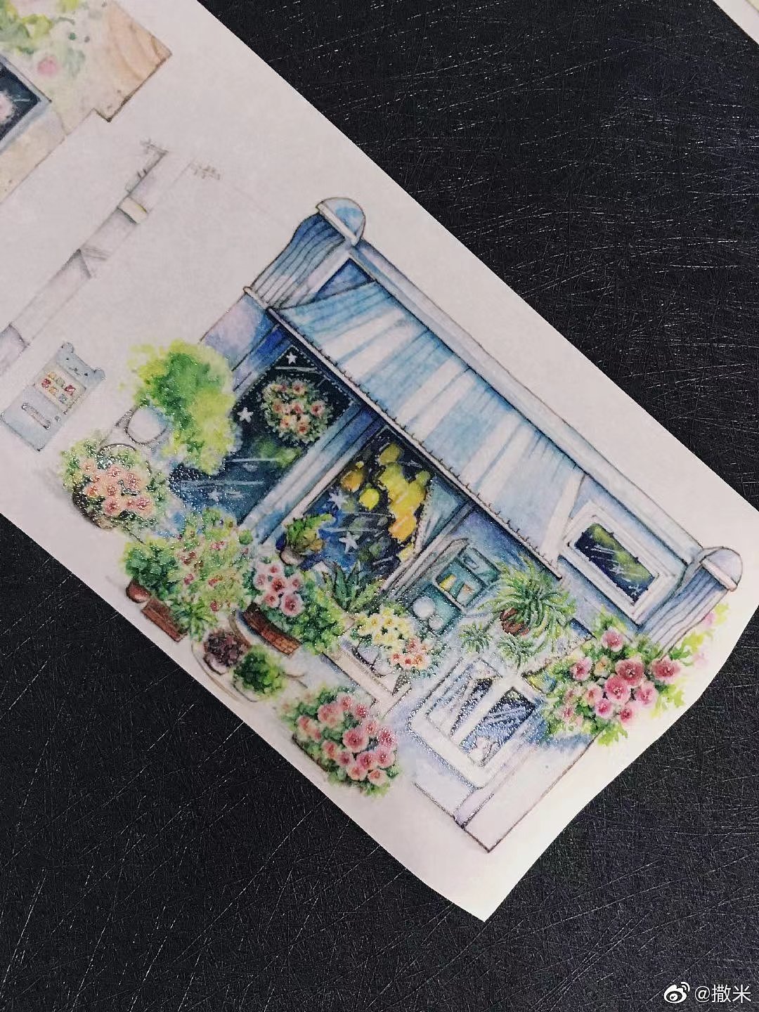 水彩插画小店铺系列二《清风街》（图ZMzYwNzM2MzYw） - 商业插画 - 站酷设计师hbjoan原创素材 - 站酷ZCOOL