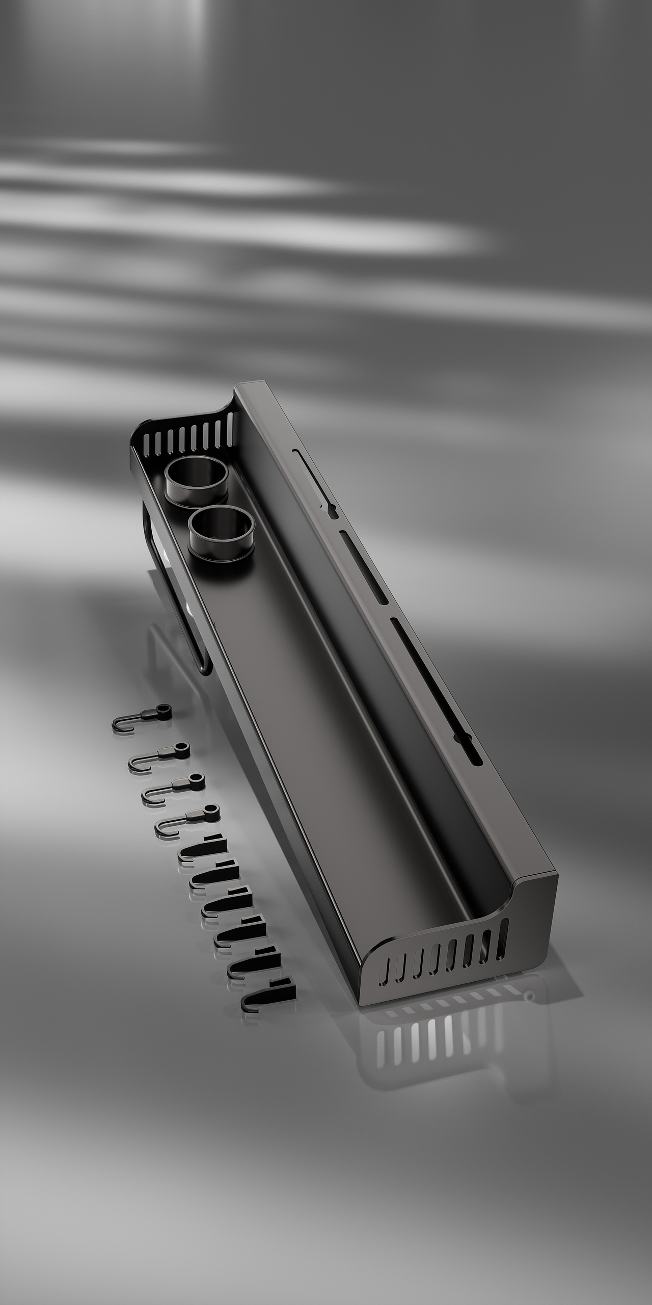 厨房置物架丨C4D产品渲染 ✖ 德艺电商视觉