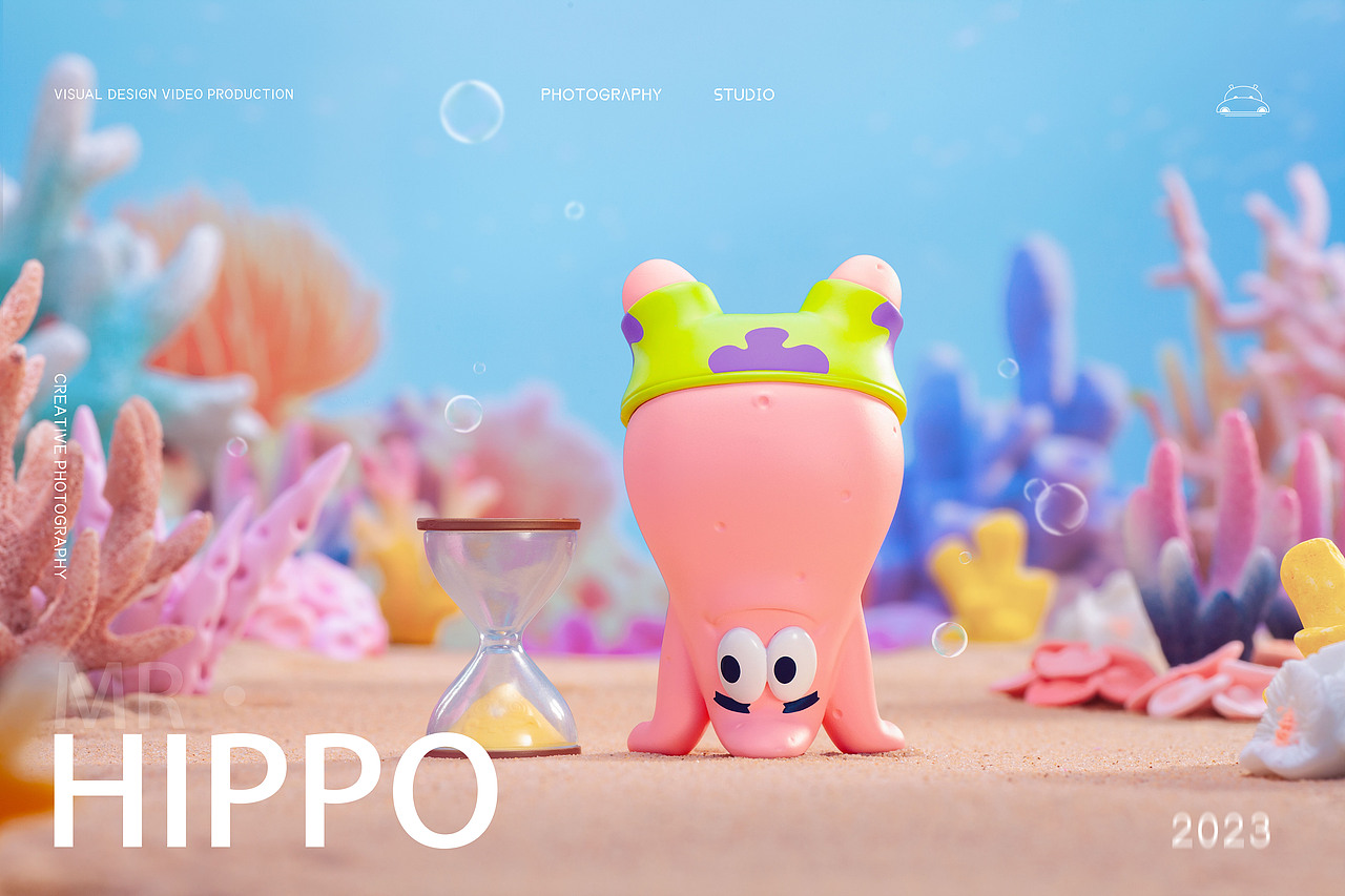 盲盒摄影-POP MART 海绵宝宝人生转场系列