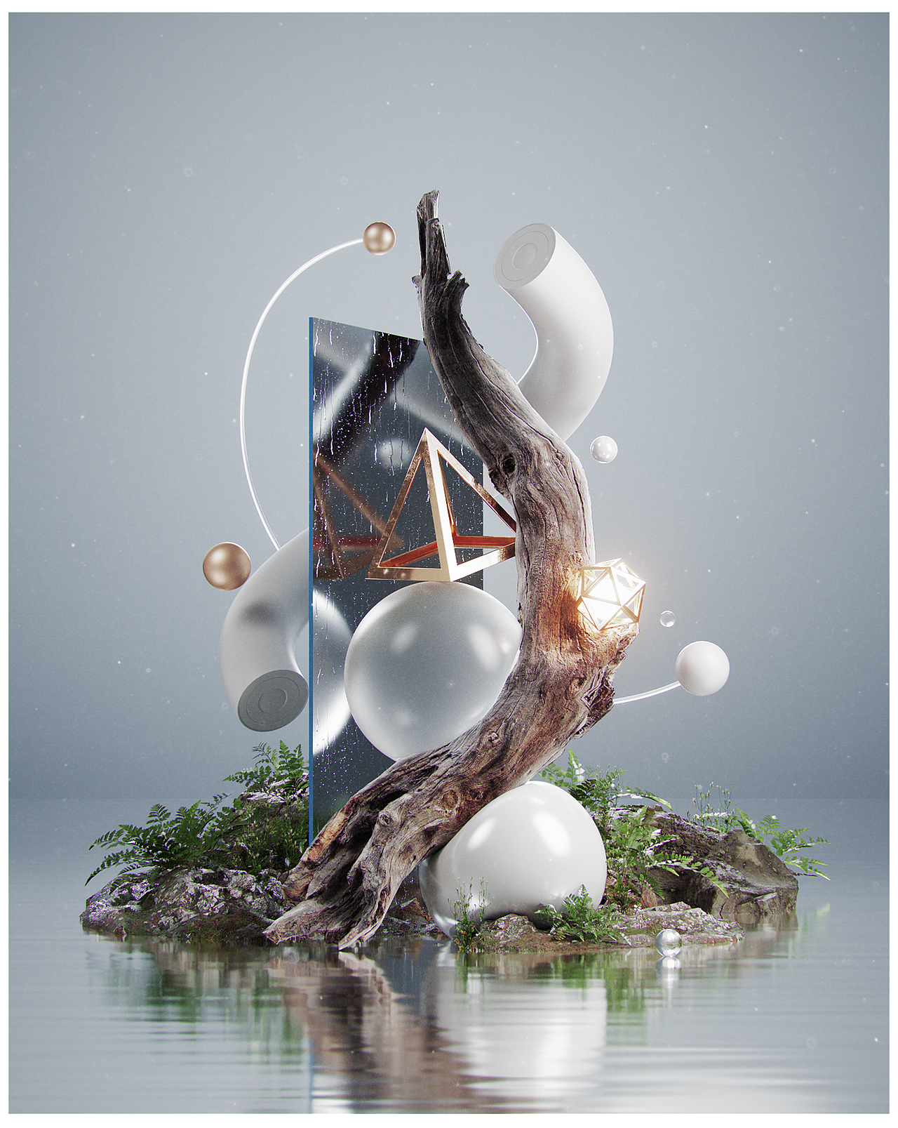 C4D Daily Exercises 2-植物场景（图ZMzEzOTU1MzMy） - 场景 - 站酷设计师瓦扎黑原创素材 - 站酷ZCOOL