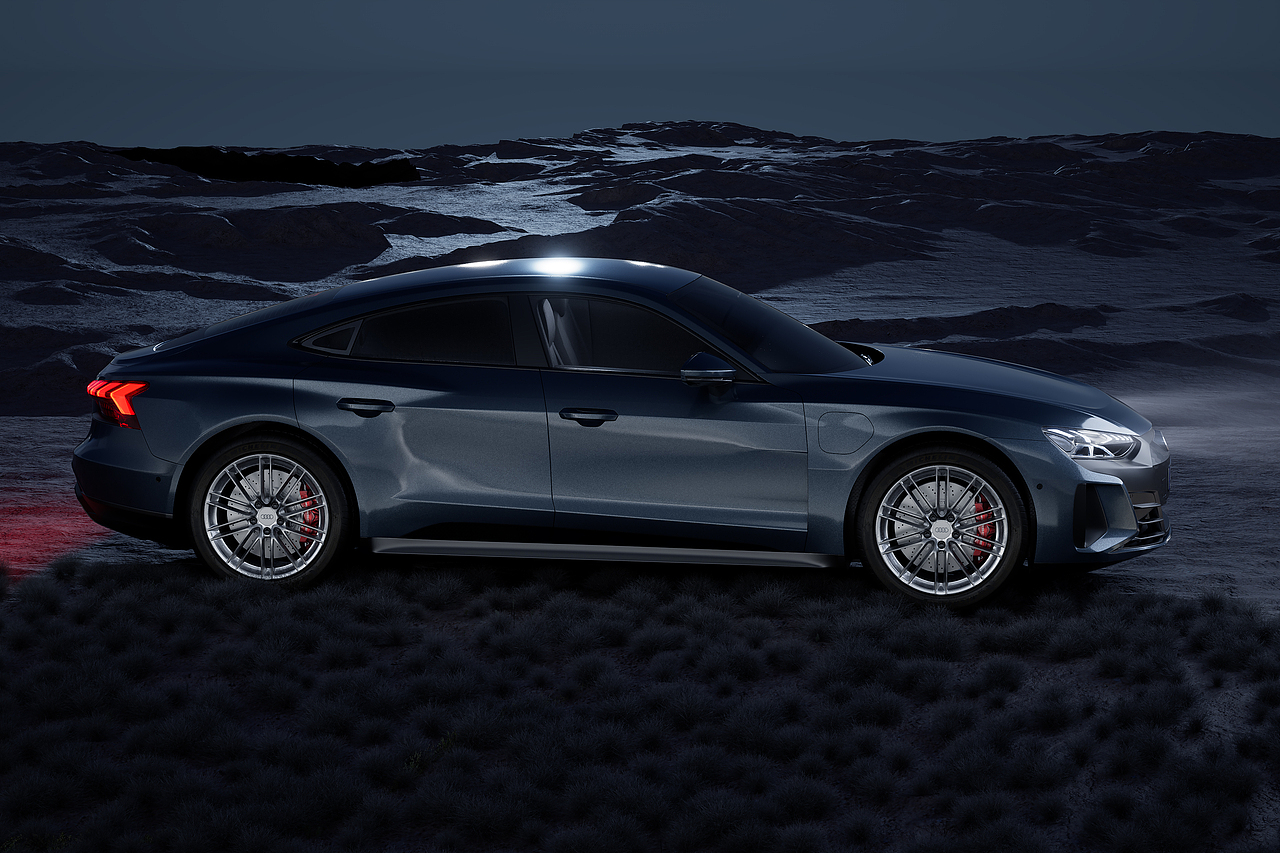 Audi E-tron GT实景渲染（图ZMzYyNDUxMjY4） - 机械/交通 - 站酷设计师FIREFLY_LU原创素材 - 站酷ZCOOL