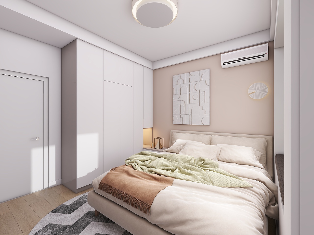 四川眉山通威城市森林花园(149平方现代简约三居室)