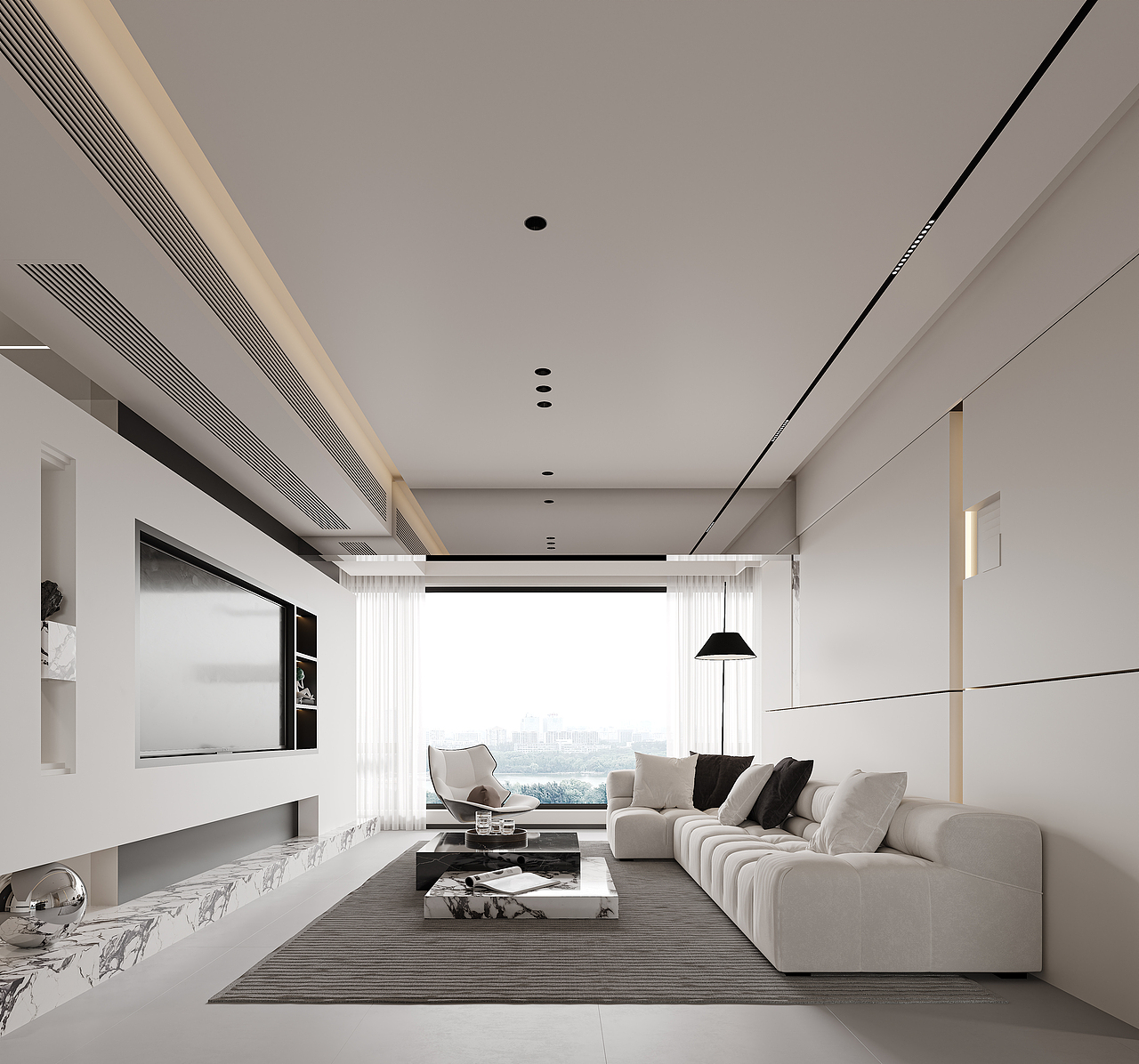 现代极简客餐厅