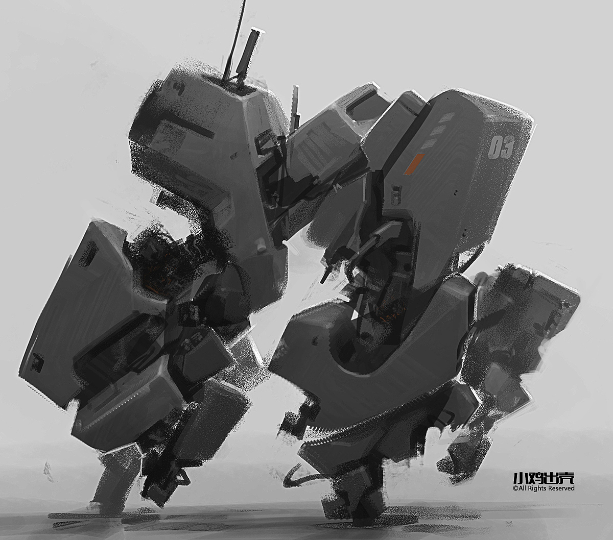 年末机甲大放送（图ZMzU3OTcwMzA4） - 概念设定 - 站酷设计师小鸡出殻原创素材 - 站酷ZCOOL