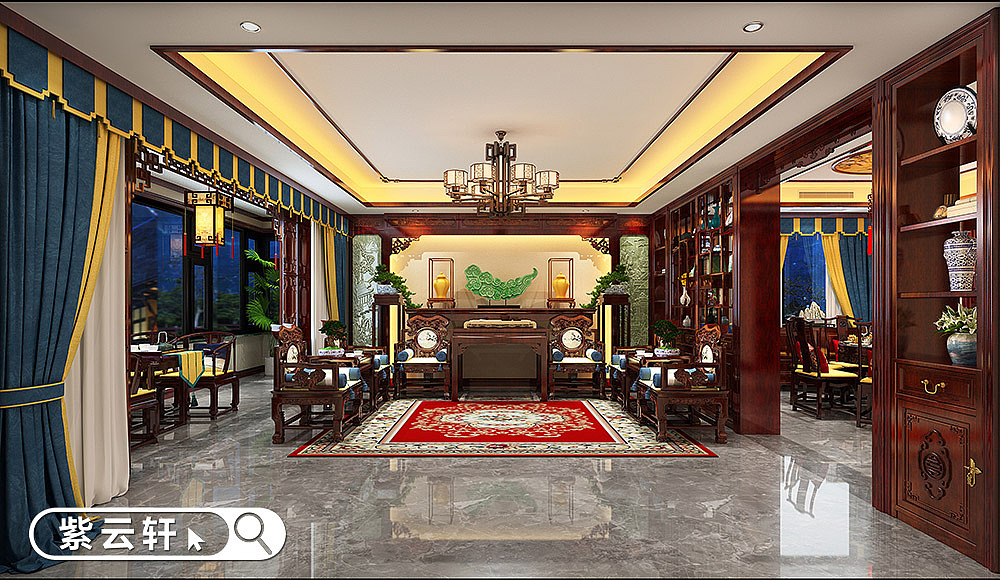 古典中式豪宅设计 客厅