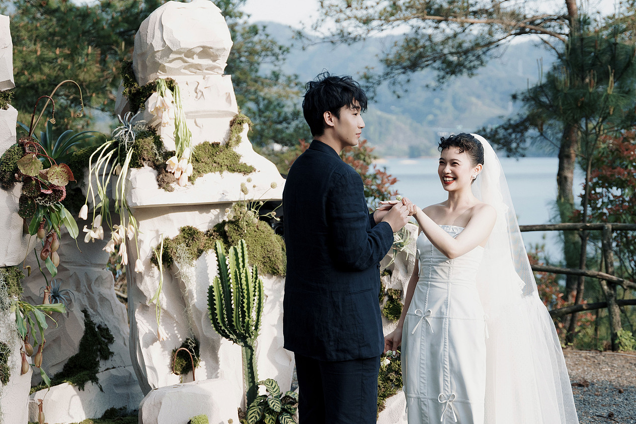 千岛湖山有岛户外婚礼