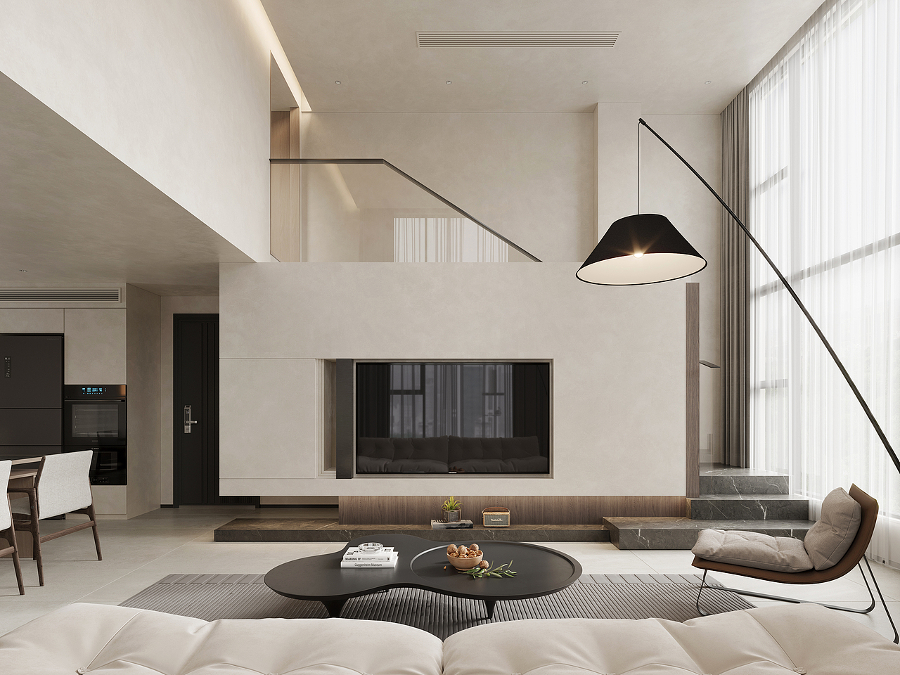 十方策设计｜190㎡的复式小家（图ZMzEwNTYwNDEy） - 家装设计 - 站酷设计师十方策空间设计原创素材 - 站酷ZCOOL