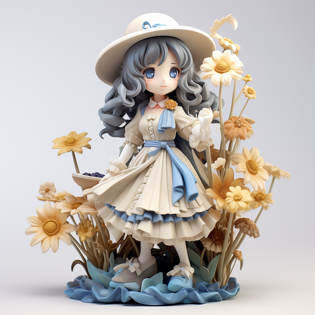 仙女风白裙女孩头像