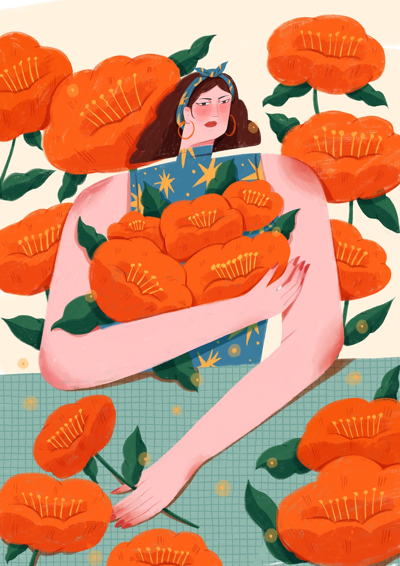 万物生长——我的个人线下插画展（图ZMzUxMjE1NTMy） - 艺术插画 - 站酷设计师业余的Sylvia原创素材 - 站酷ZCOOL