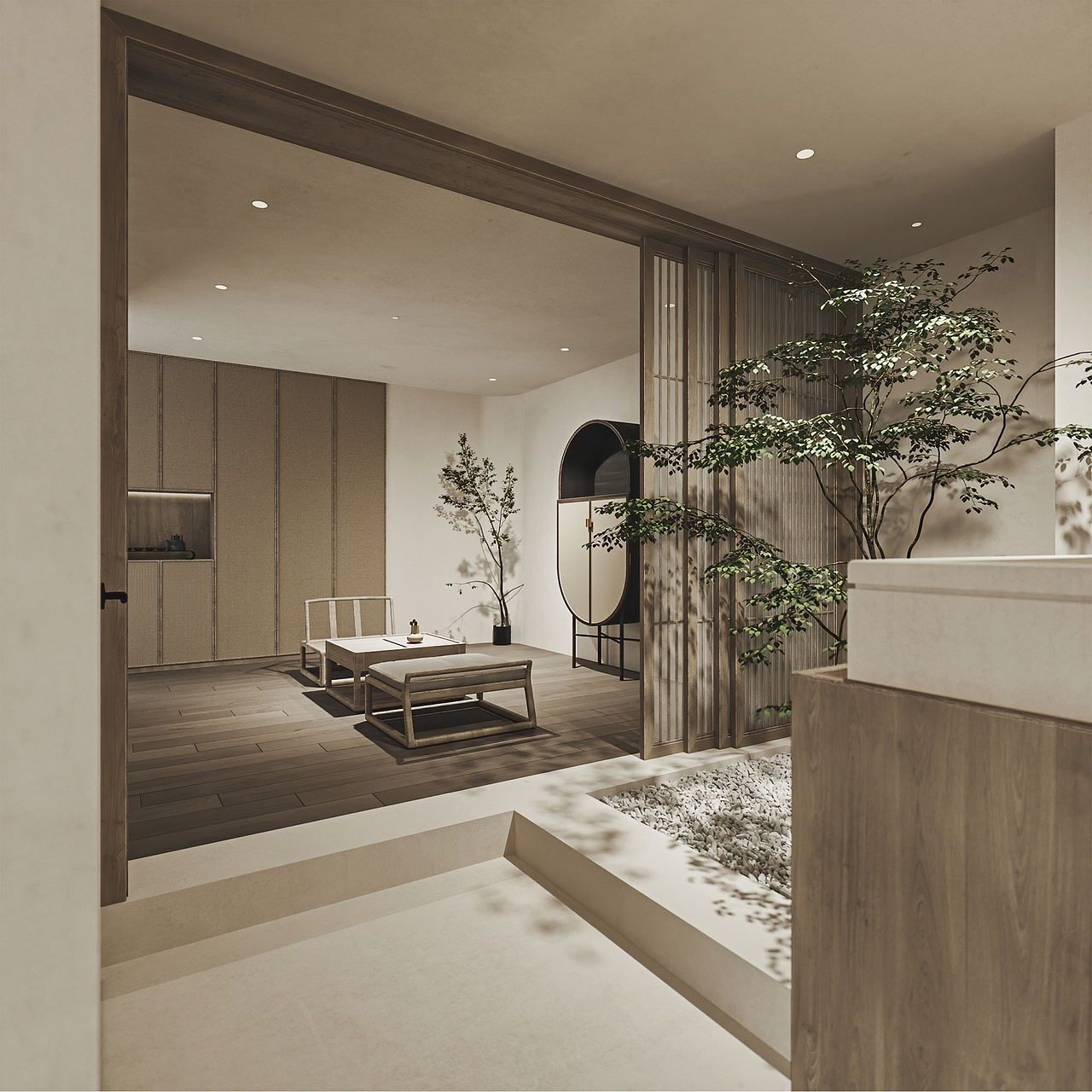 派逃设计|290m²自然极简风住宅