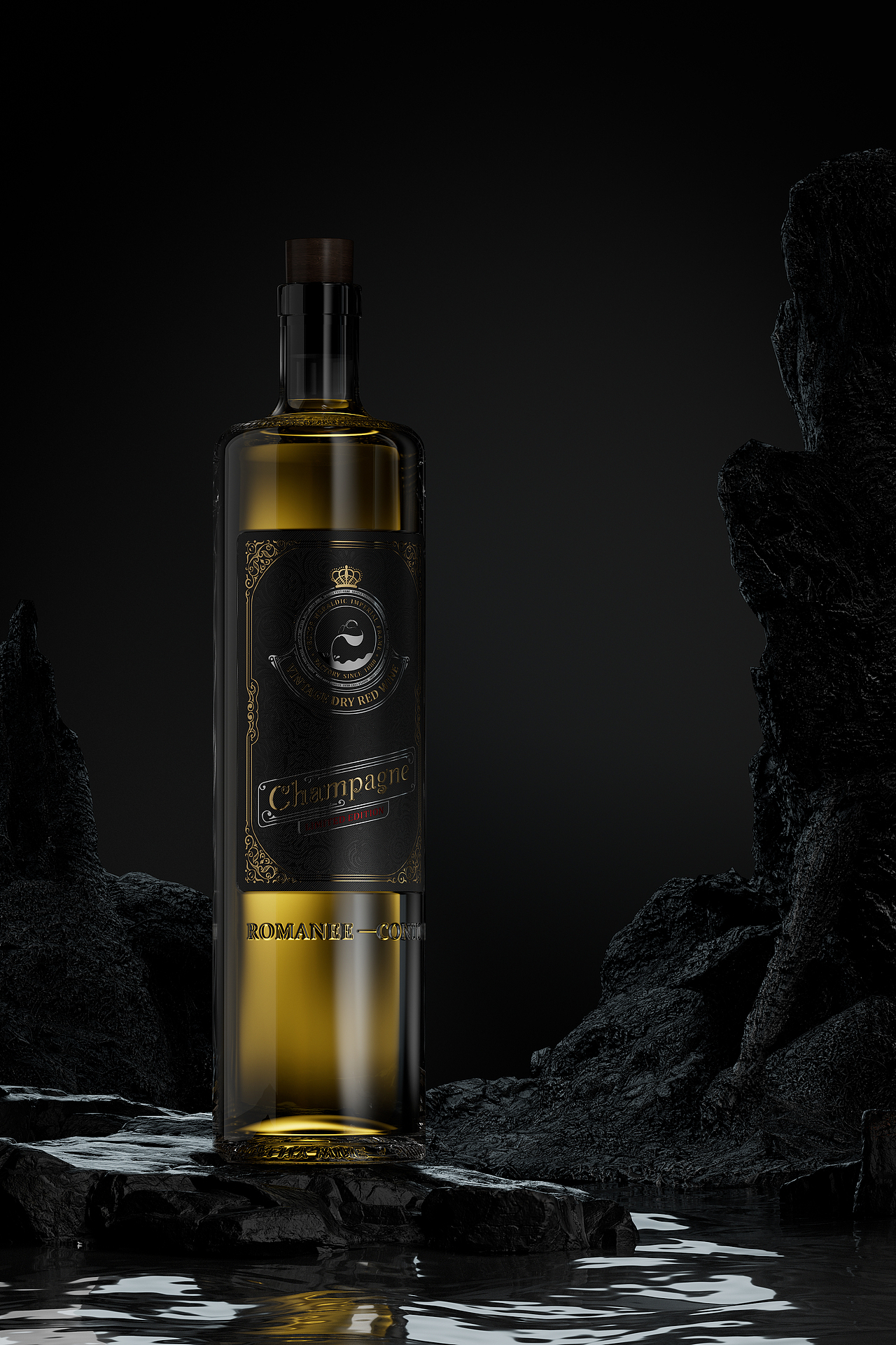 产品渲染-红酒（图ZMzQwOTc3MTc2） - 产品 - 站酷设计师静听雨落丿原创素材 - 站酷ZCOOL