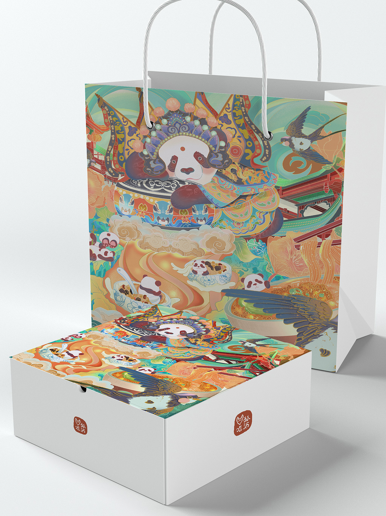 城市插画——四川