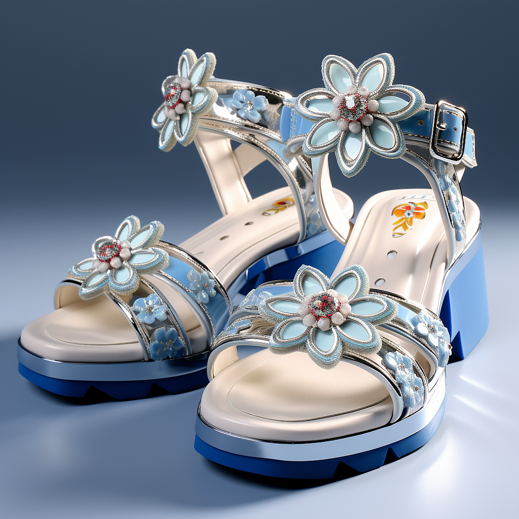 新款少女夏季凉鞋 |设计与摄影|