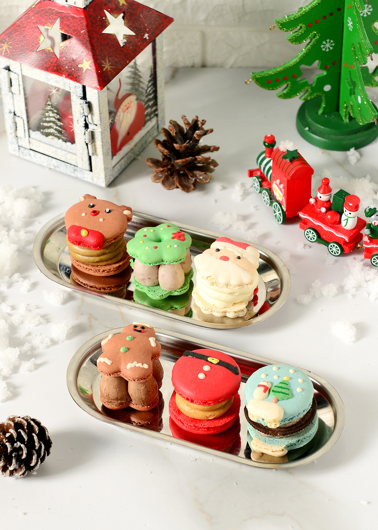 面包零食合集|吐司月饼冰淇淋甜点饼干蛋糕|美食摄影