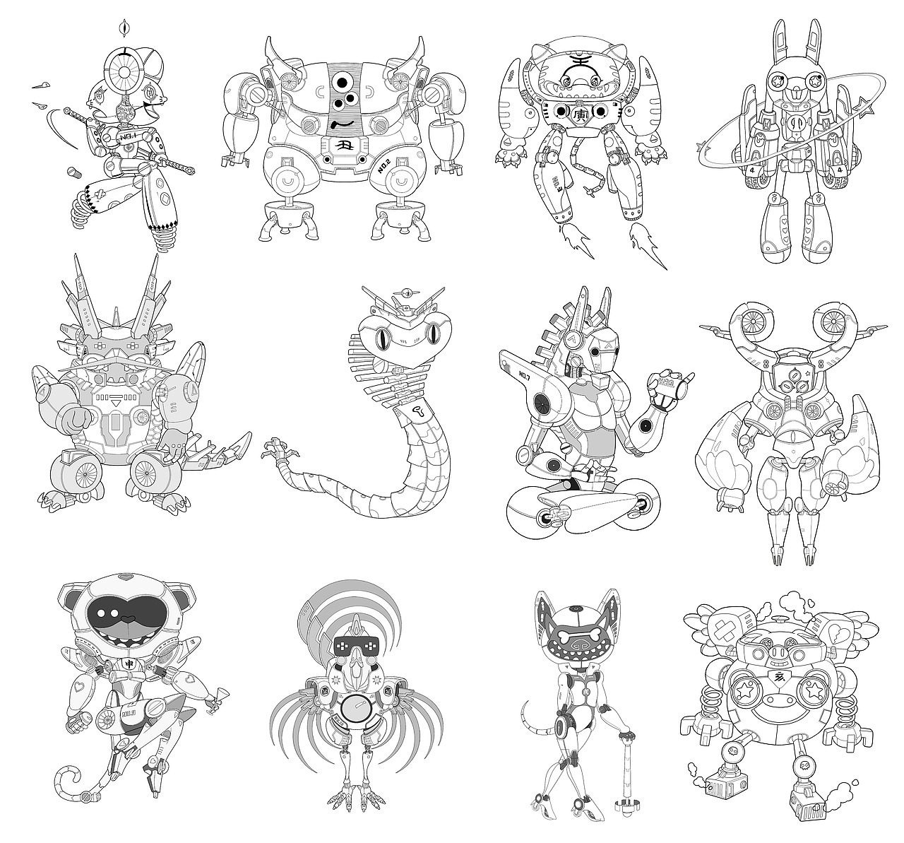 “十有二”潮玩生肖系列（图ZMzIwMDUwNjQ4） - 创作习作 - 站酷设计师汤圆Hugo原创素材 - 站酷ZCOOL