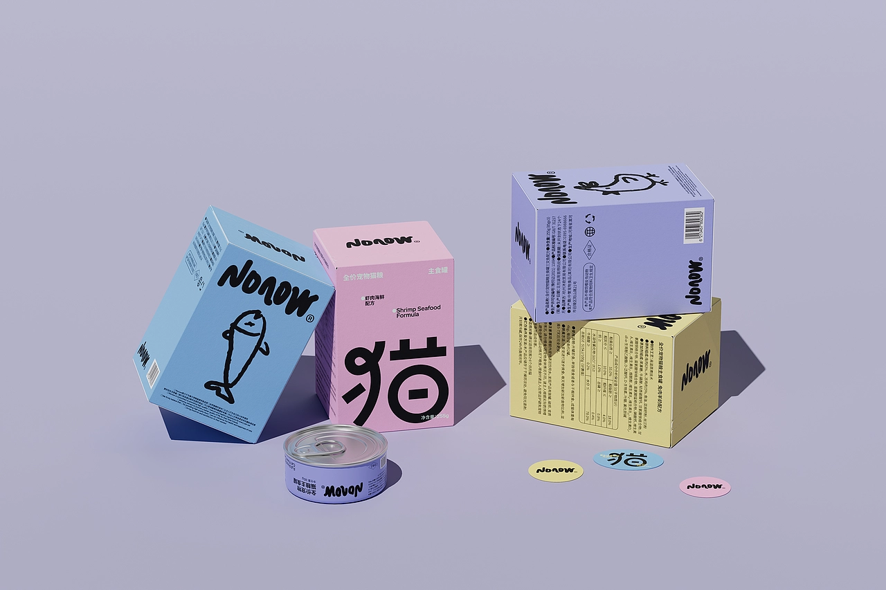 Nonow 宠物猫粮品牌设计 | 狗粮 宠物用品品牌包装设计