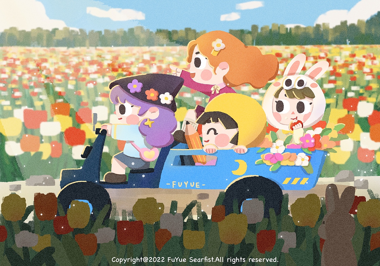 儿童场景插画2022合集（无线风）（图ZMzIwMzA0NjY4） - 儿童插画 - 站酷设计师伏月迩玖原创素材 - 站酷ZCOOL