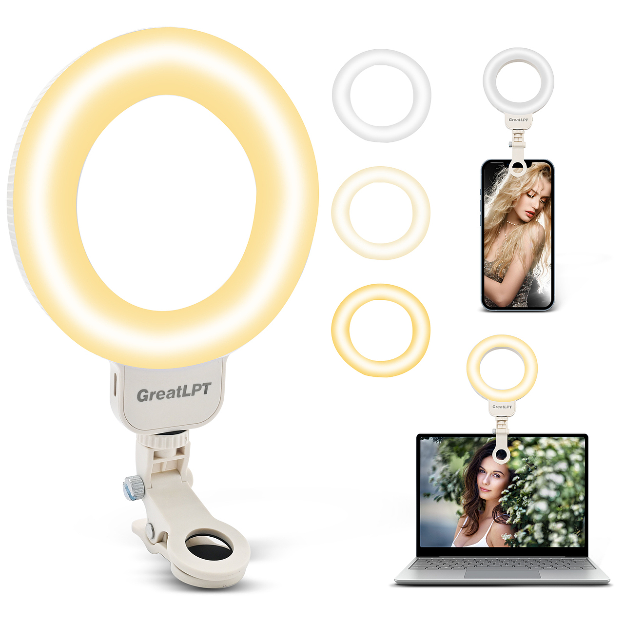 亚马逊-迷你闪环补光灯