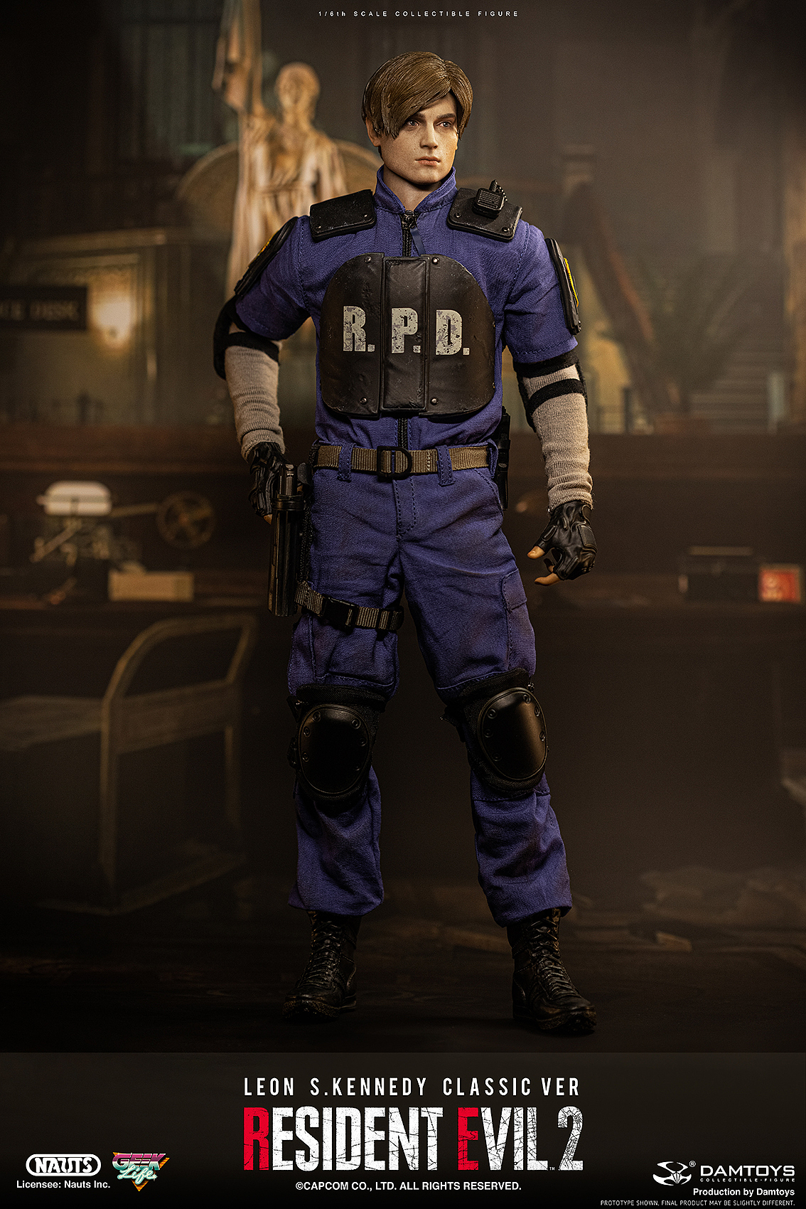 NAUTS x DAMTOYS 1/6《生化危机2》 里昂.S.肯尼迪
