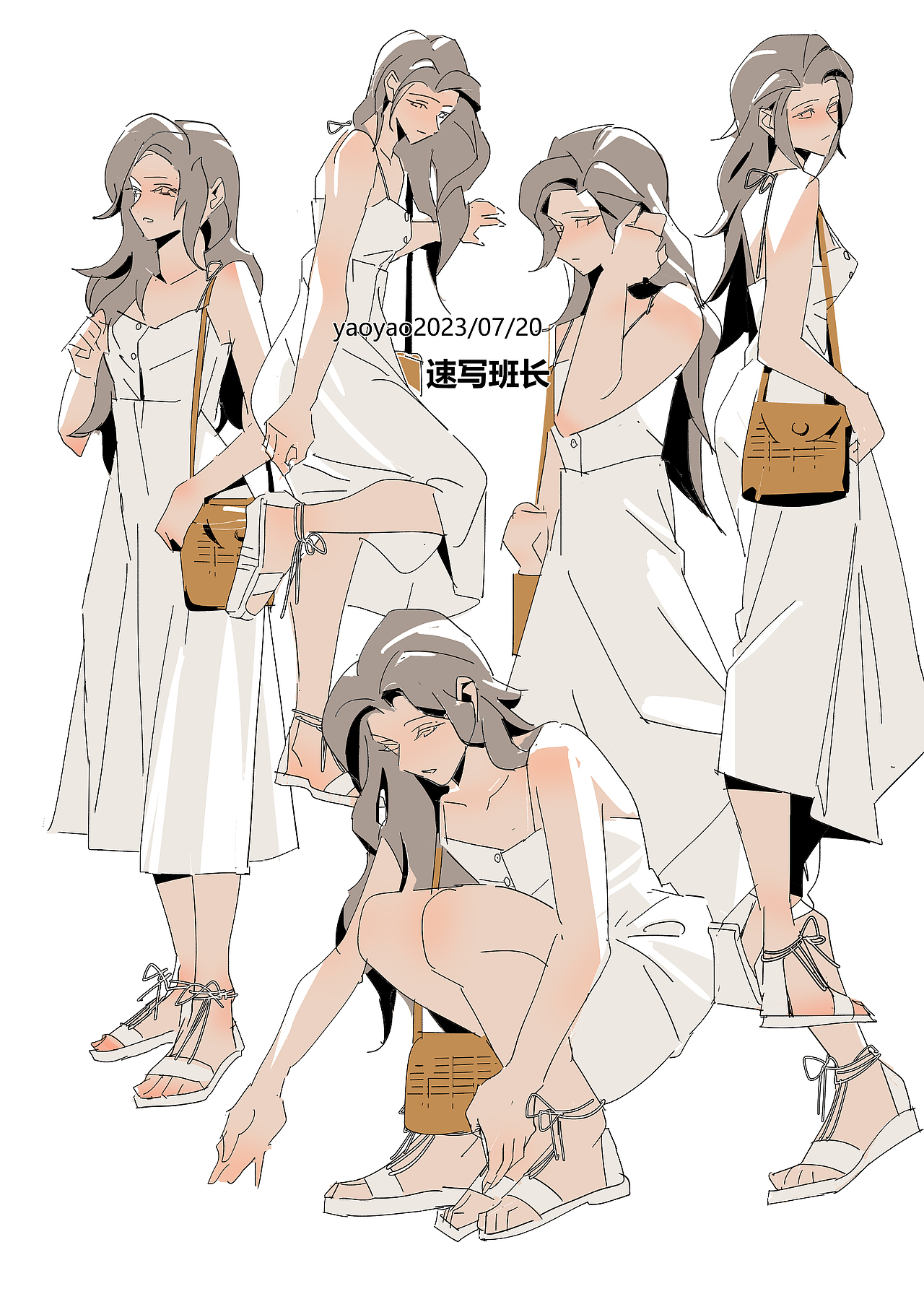 2023年7月速寫班長（圖ZMzQ4MTk3NDQw） - 創(chuàng)作習作 - 站酷設(shè)計師妖妖天上空原創(chuàng)素材 - 站酷ZCOOL