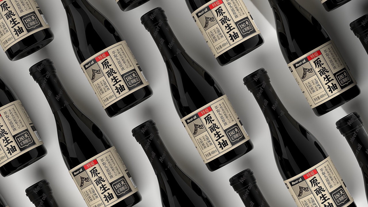 Meet All 原酿生抽（图ZMzY0MTU3NDM2） - 包装 - 站酷设计师明生包装设计原创素材 - 站酷ZCOOL