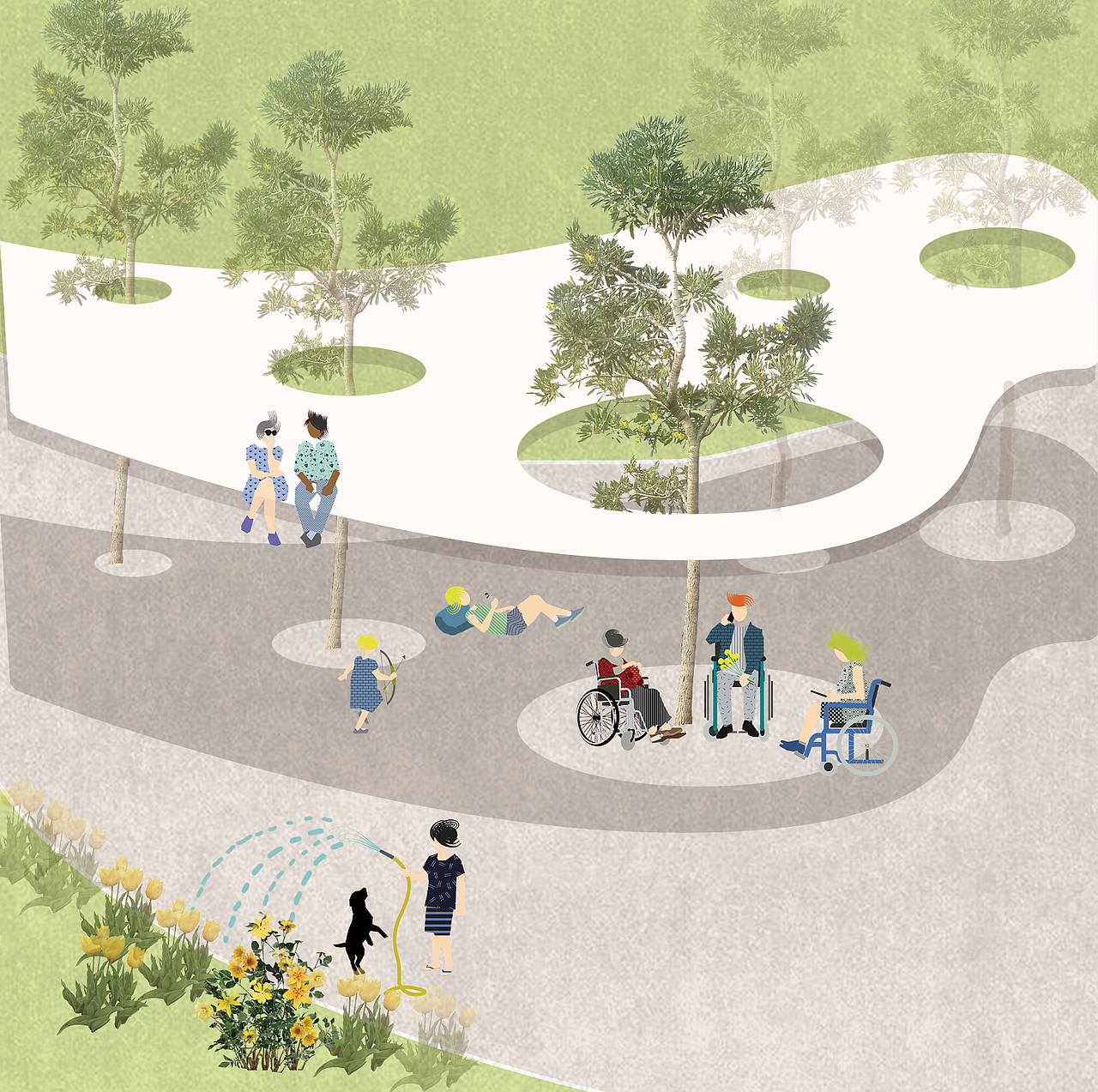 暧昧的云——校园公共景观设计（图ZMjk4NTQxMzA0） - 景观设计 - 站酷设计师大发hh原创素材 - 站酷ZCOOL