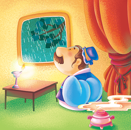 国学插图（图ZMzUzNjUzNTM2） - 儿童插画 - 站酷设计师水瓶座123原创素材 - 站酷ZCOOL