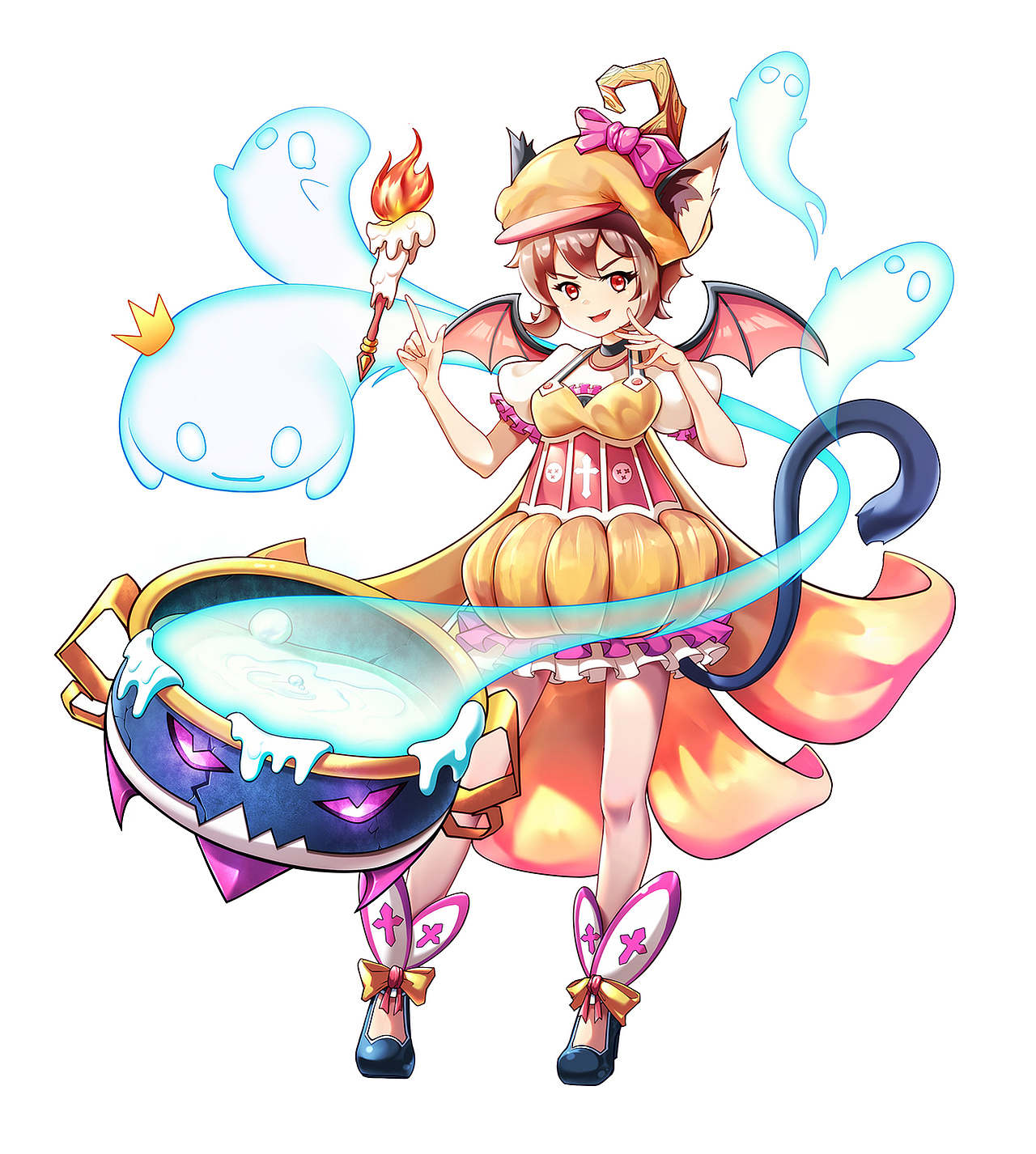 个人幻想-南瓜萝莉（图ZMzE5NjA0MTQw） - 游戏原画 - 站酷设计师唐万鲁原创素材 - 站酷ZCOOL