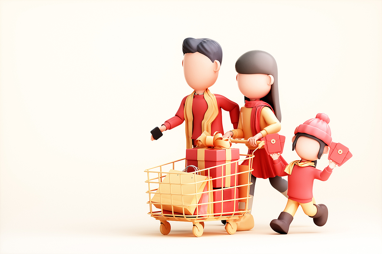 原创3D人物，家庭系列（图ZMzMxMTQyOTEy） - 场景 - 站酷设计师龙套就是龙套原创素材 - 站酷ZCOOL