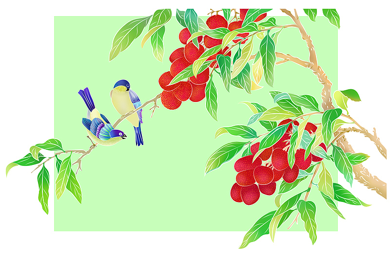 商业创作——花鸟台历