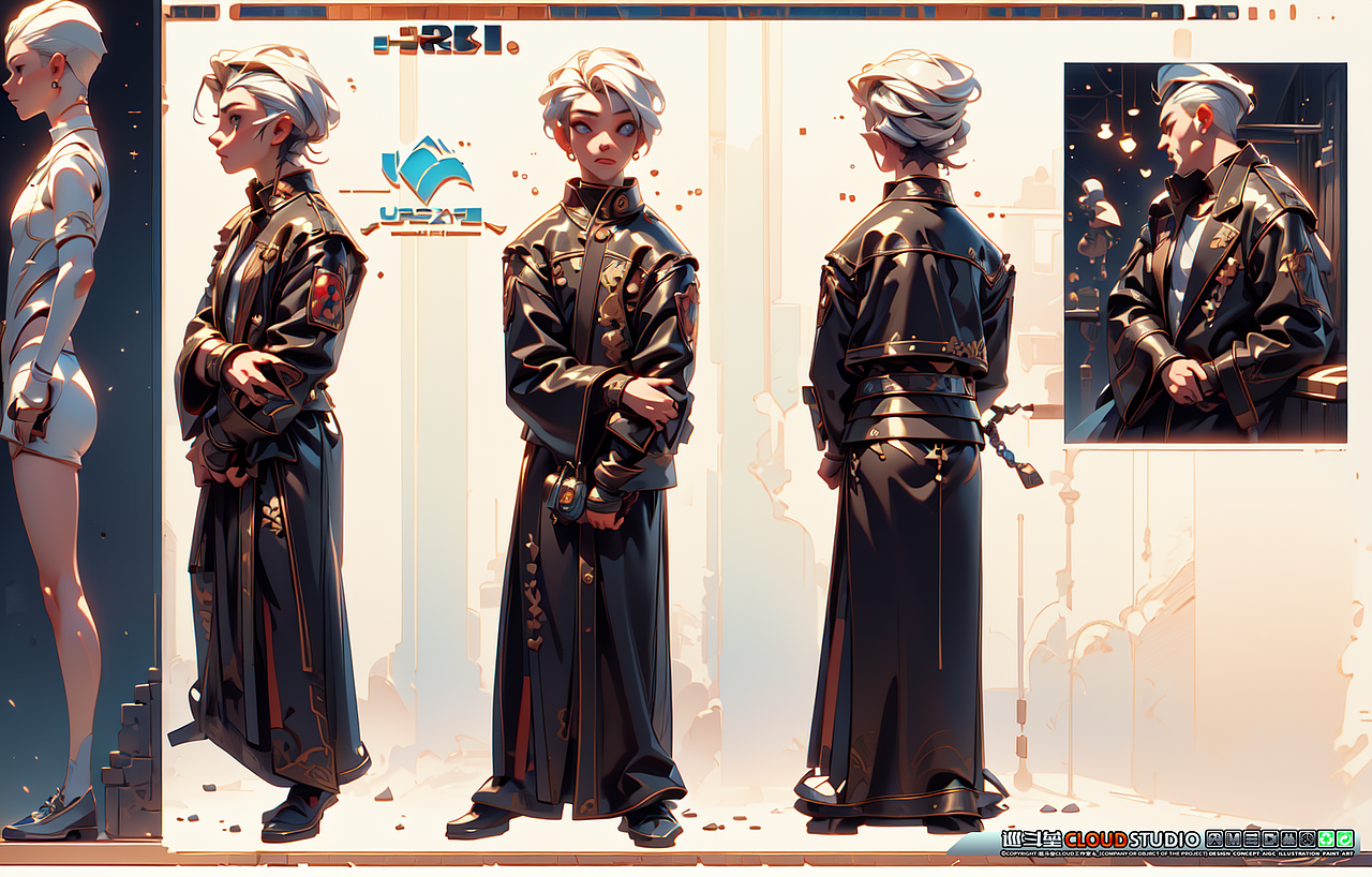 AI原画二次元古典动画风格