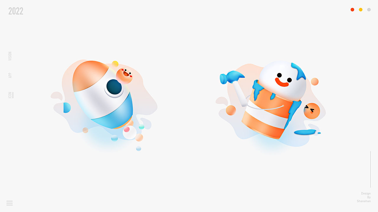 2022的一些练习（图ZMzE2MjIzMTcy） - 其他UI - 站酷设计师卡多希原创素材 - 站酷ZCOOL