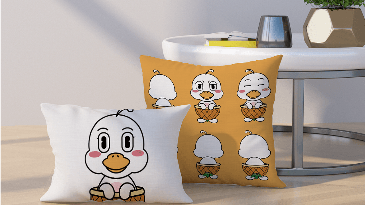 ip设计--菠萝鸭 可爱 萌系