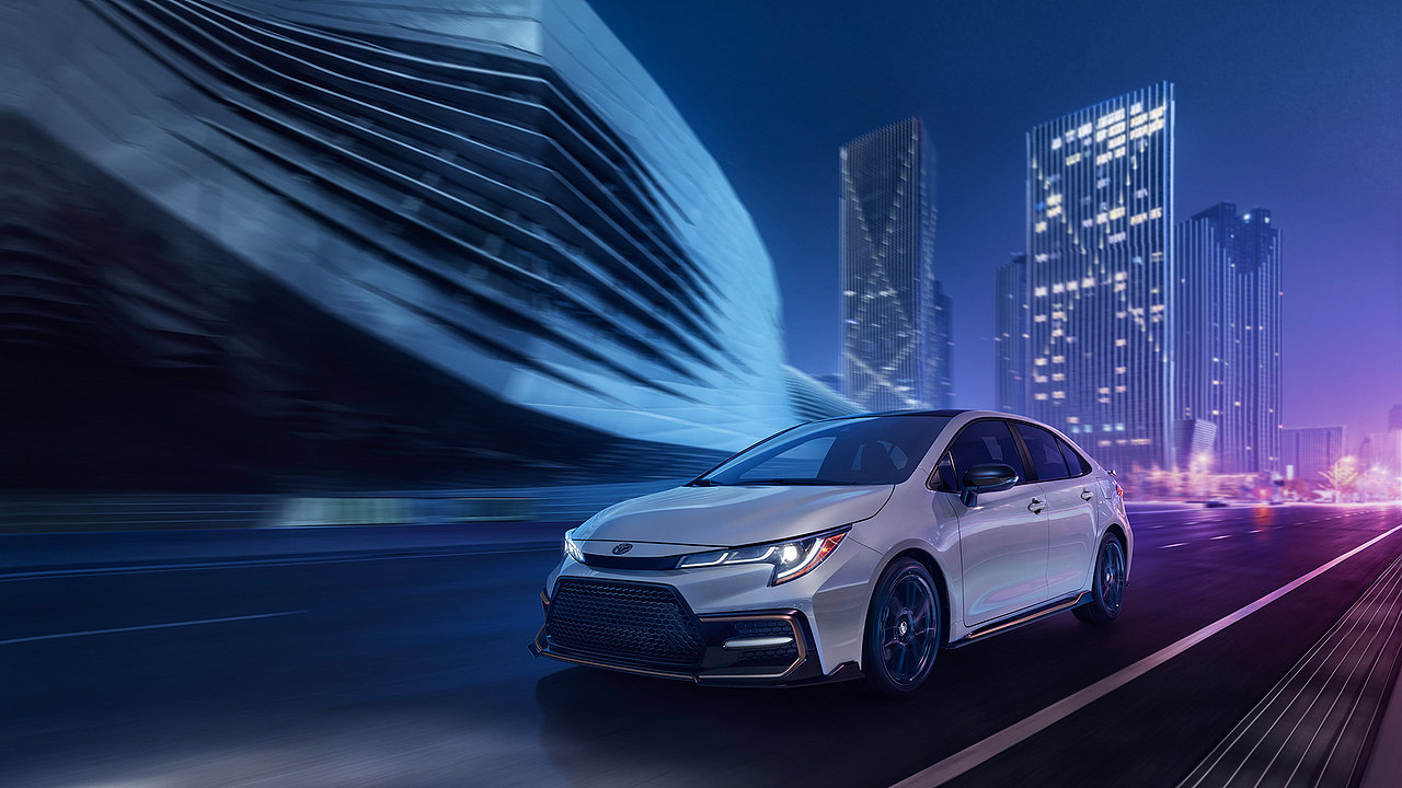 丰田卡罗拉Toyota Corolla使用HDRi环境贴图案例分享