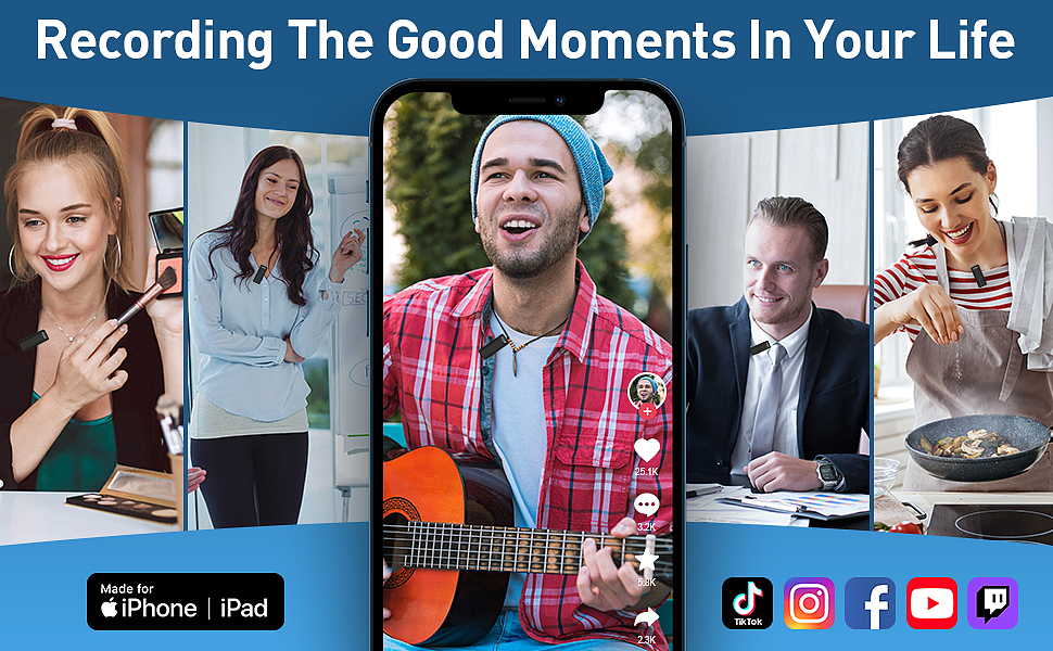 亚马逊无线麦克风主图A+建模渲染设计（图ZMzE3MjUwMjc2） - 电商 - 站酷设计师广州万物文化原创素材 - 站酷ZCOOL