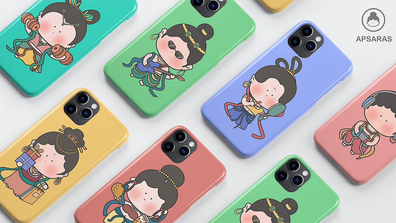 敦煌飞仙下凡啦！（图ZMzAxMTgzOTMy） - IP形象 - 站酷设计师慕阳My原创素材 - 站酷ZCOOL