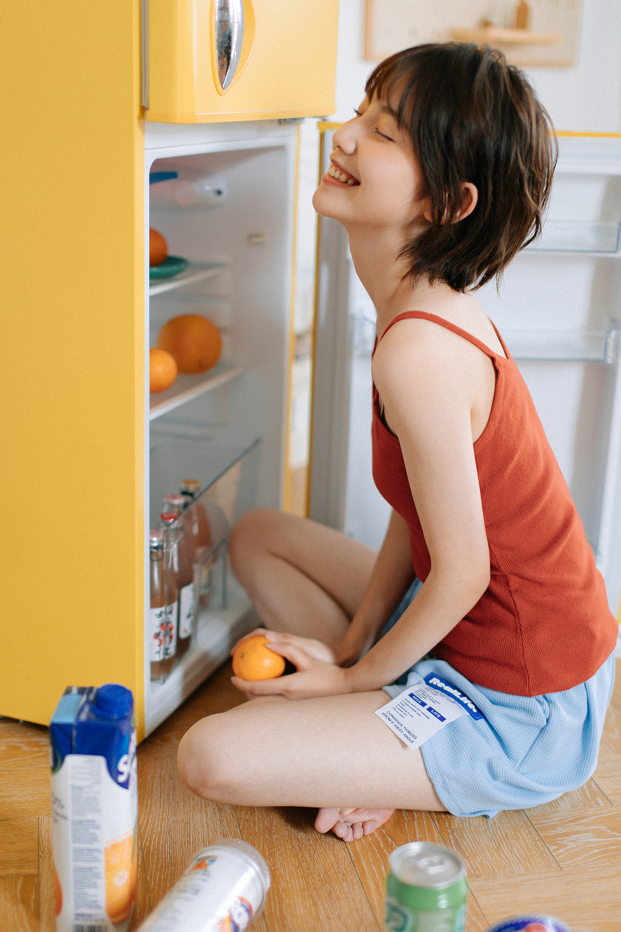 女孩,夏天的颜色