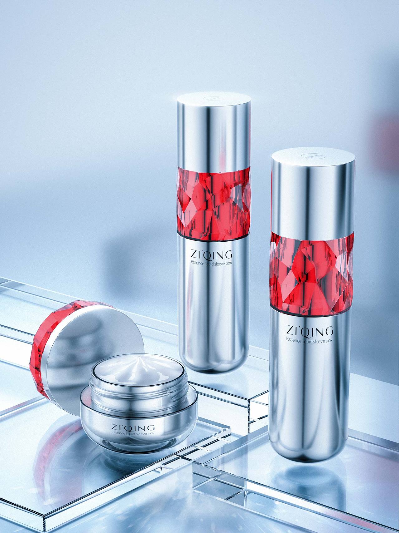 c4d 化妆品oc渲染（图ZMzA3NTQzNjQw） - 产品 - 站酷设计师子青C4D原创素材 - 站酷ZCOOL