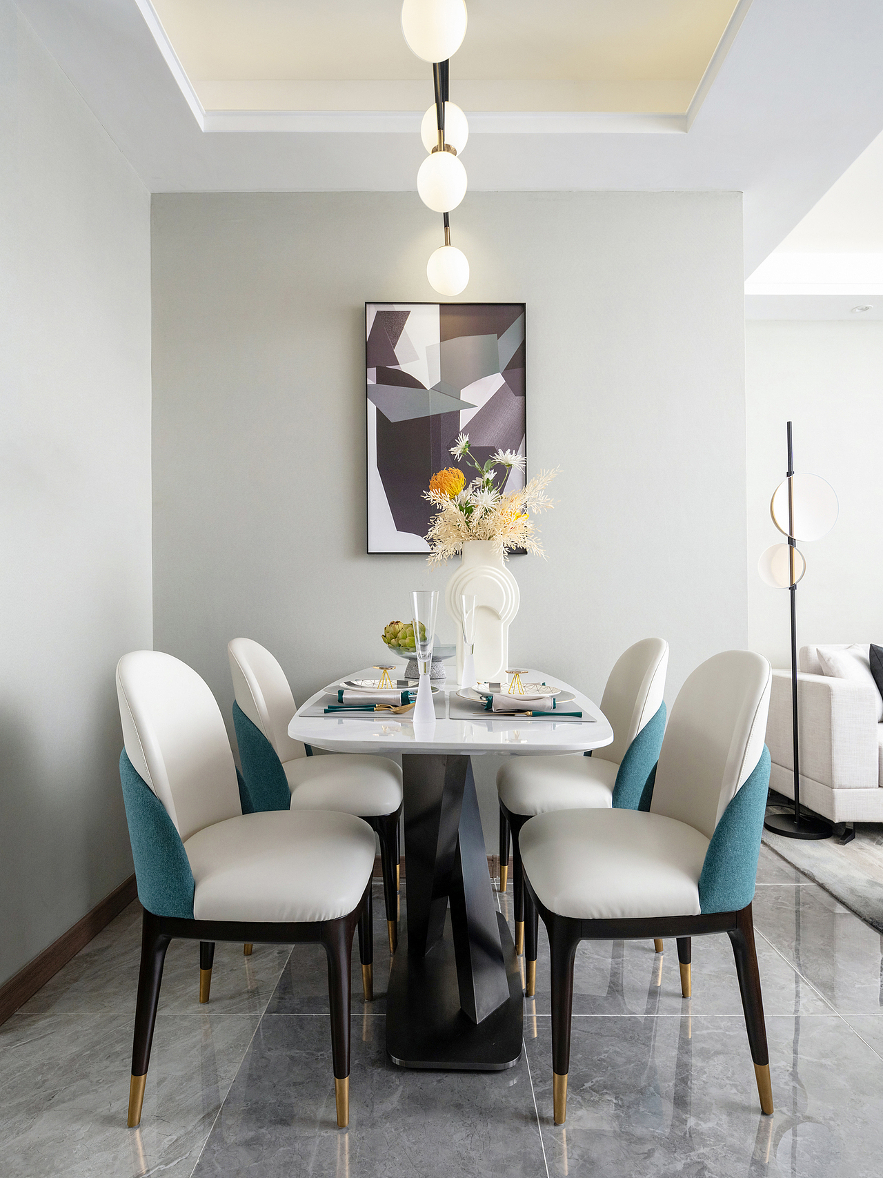 金科大连旅顺高层样板间- 现代简约