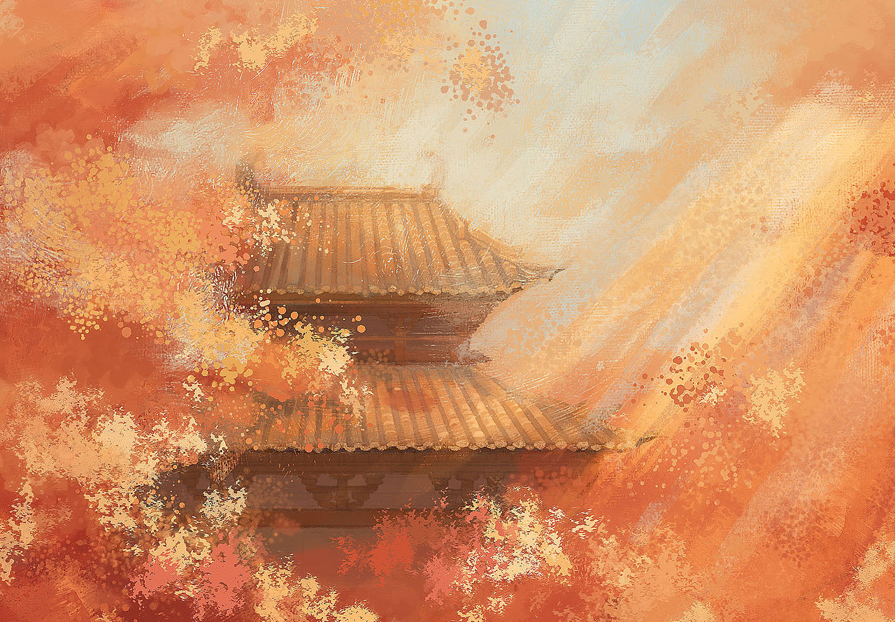 凤凰林（图ZMzQ5NDA0MDA0） - 商业插画 - 站酷设计师牧之的插画原创素材 - 站酷ZCOOL