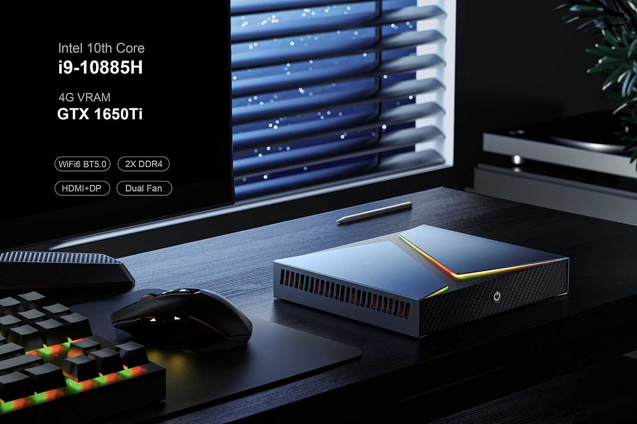 视觉三维渲染 —— 迷你电脑 / mini PC（图ZMzQzNjM0NjIw） - 场景 - 站酷设计师xiQiren原创素材 - 站酷ZCOOL