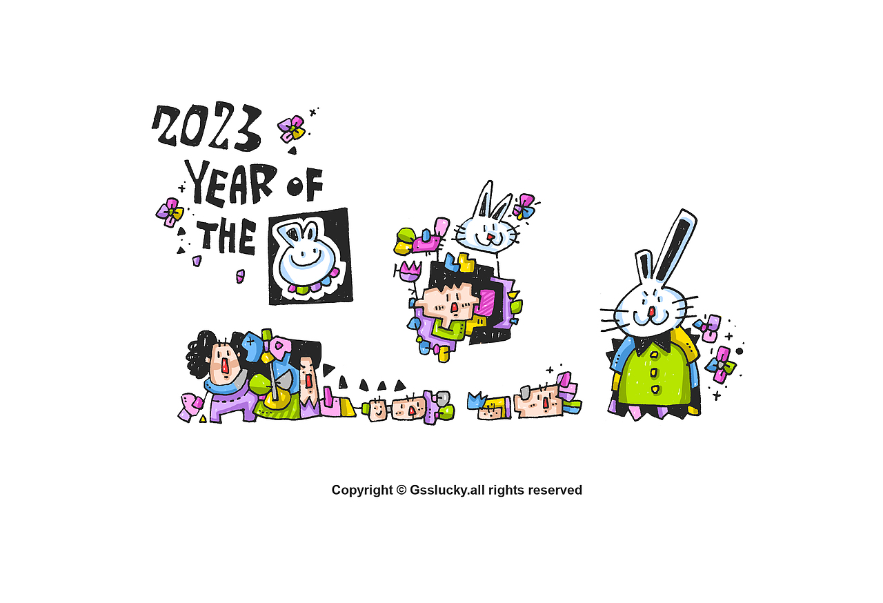 小兔子故事4（圖ZMzE4MzI1NDY4） - 藝術(shù)插畫 - 站酷設(shè)計師顧刷刷原創(chuàng)素材 - 站酷ZCOOL