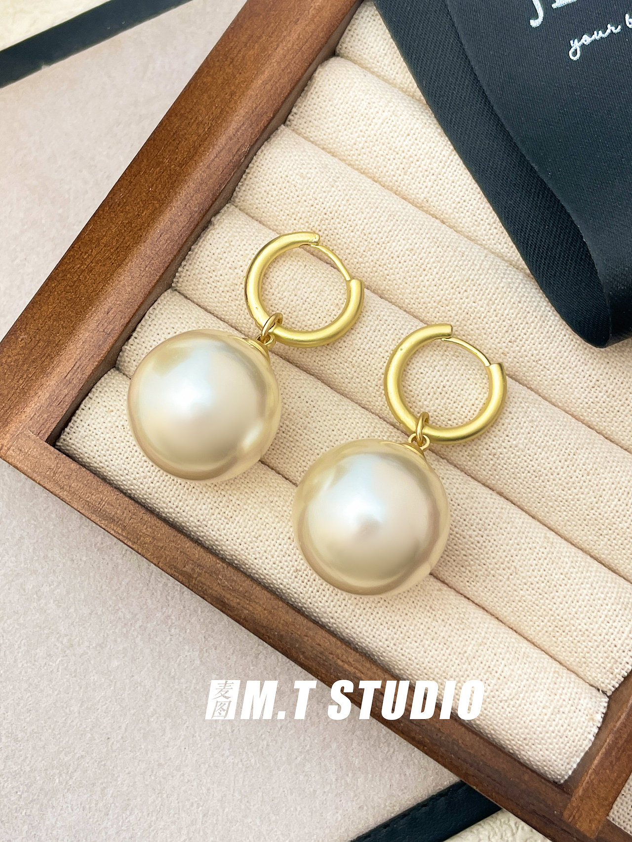 饰品拍摄 手机片饰品拍摄 网红风格耳饰静物平铺拍照