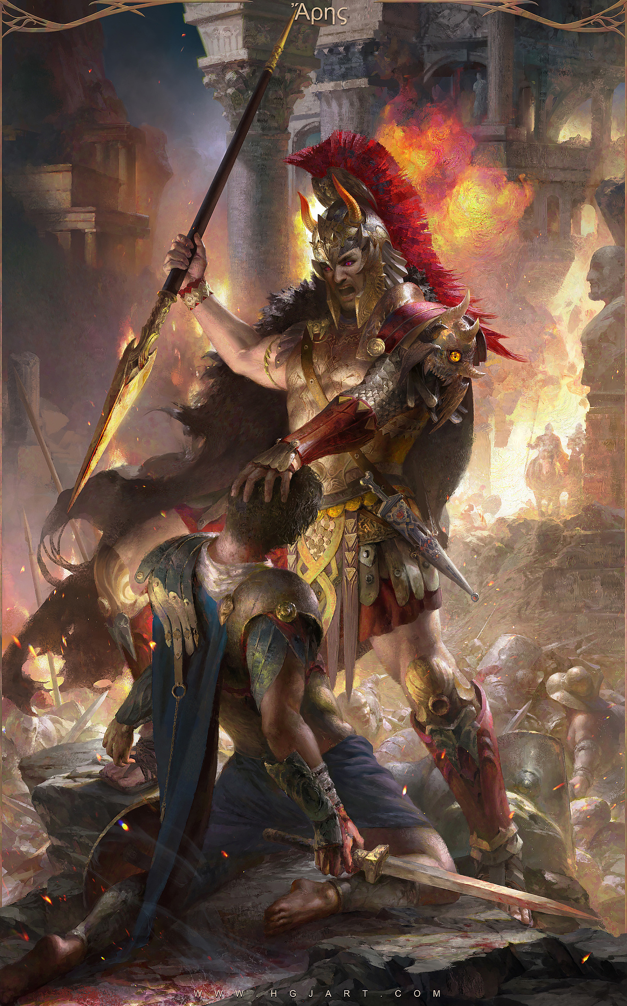 黄光剑老师新作《战神·阿瑞斯》