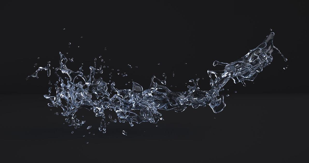 c4d水流体c4d液体水滴水花建模工程