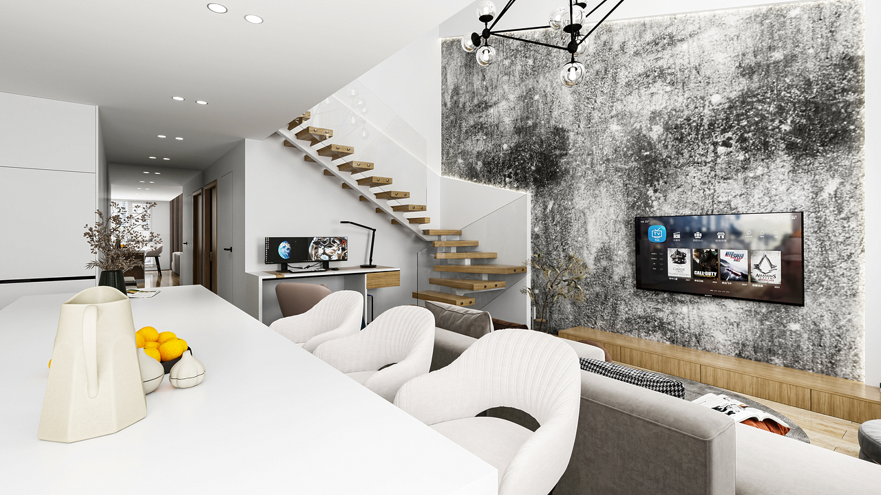 花30万装一个LOFT（图ZMzA2NDM4NjM2） - 家装设计 - 站酷设计师汪杰设计工作室原创素材 - 站酷ZCOOL