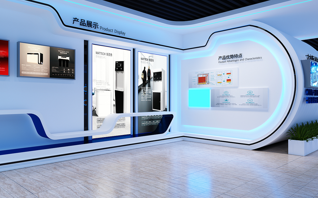 沃泰展厅设计（图ZMzMzNzQyNzQ4） - 宣传物料 - 站酷设计师杭州鸿烨文化传媒原创素材 - 站酷ZCOOL